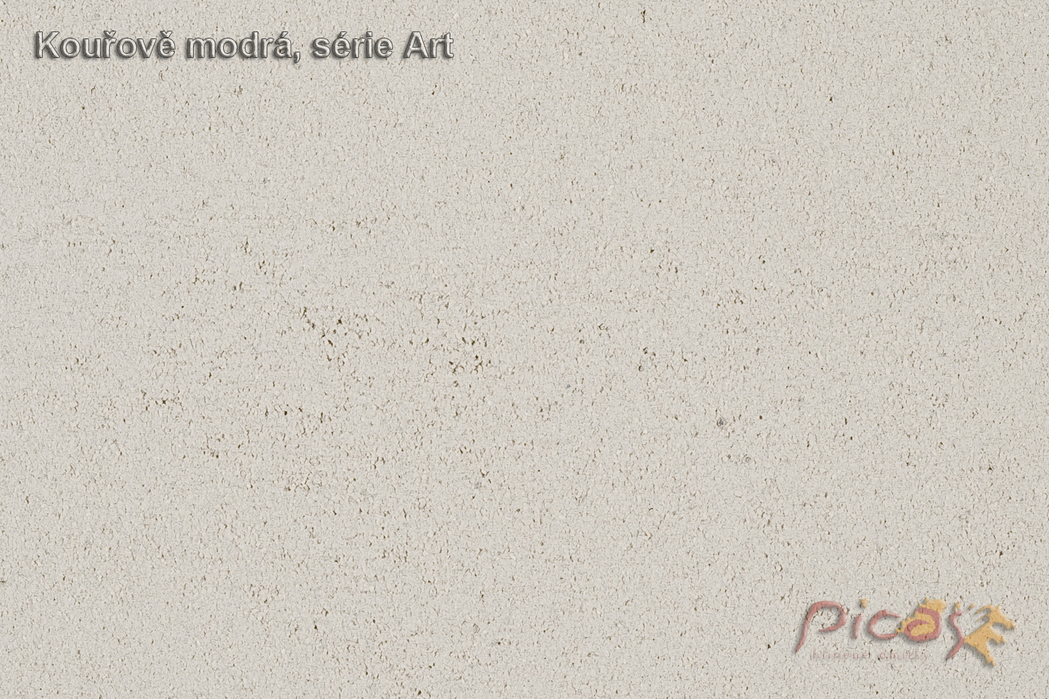 PICAS ART kouřově modrá s andělikou a carrarským mramorem 25 kg