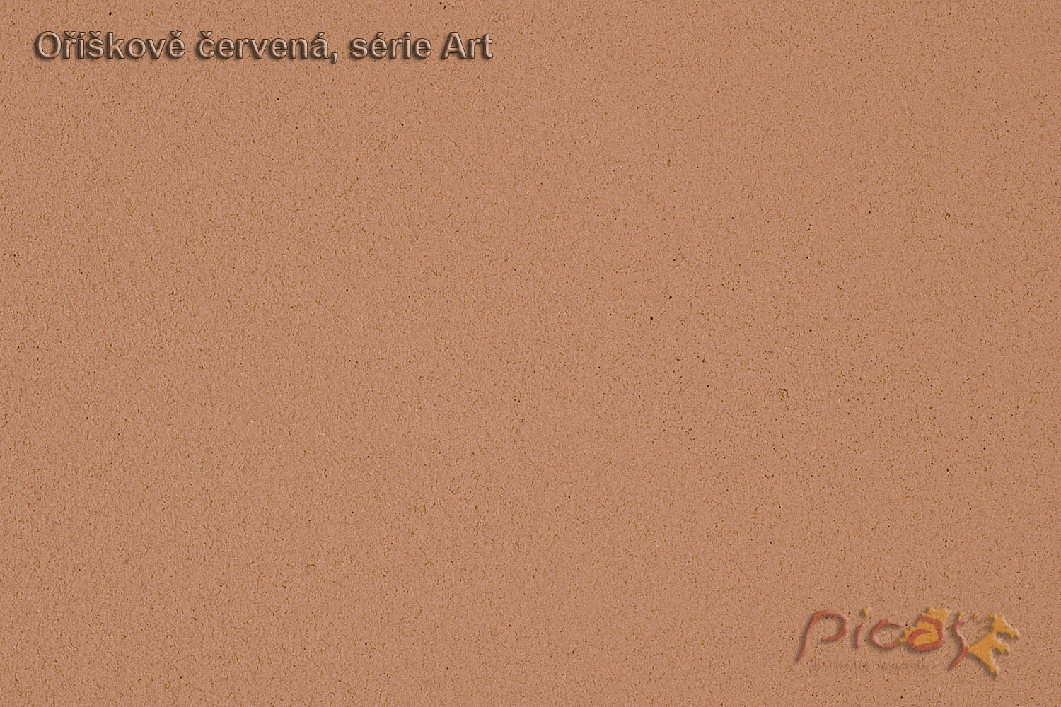 PICAS ART oříškově červená s andělikou a carrarským mramorem 25 kg 