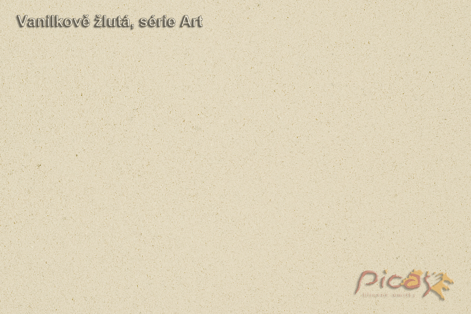 PICAS ART vanilkově žlutá s andělikou a carrarským mramorem 25 kg