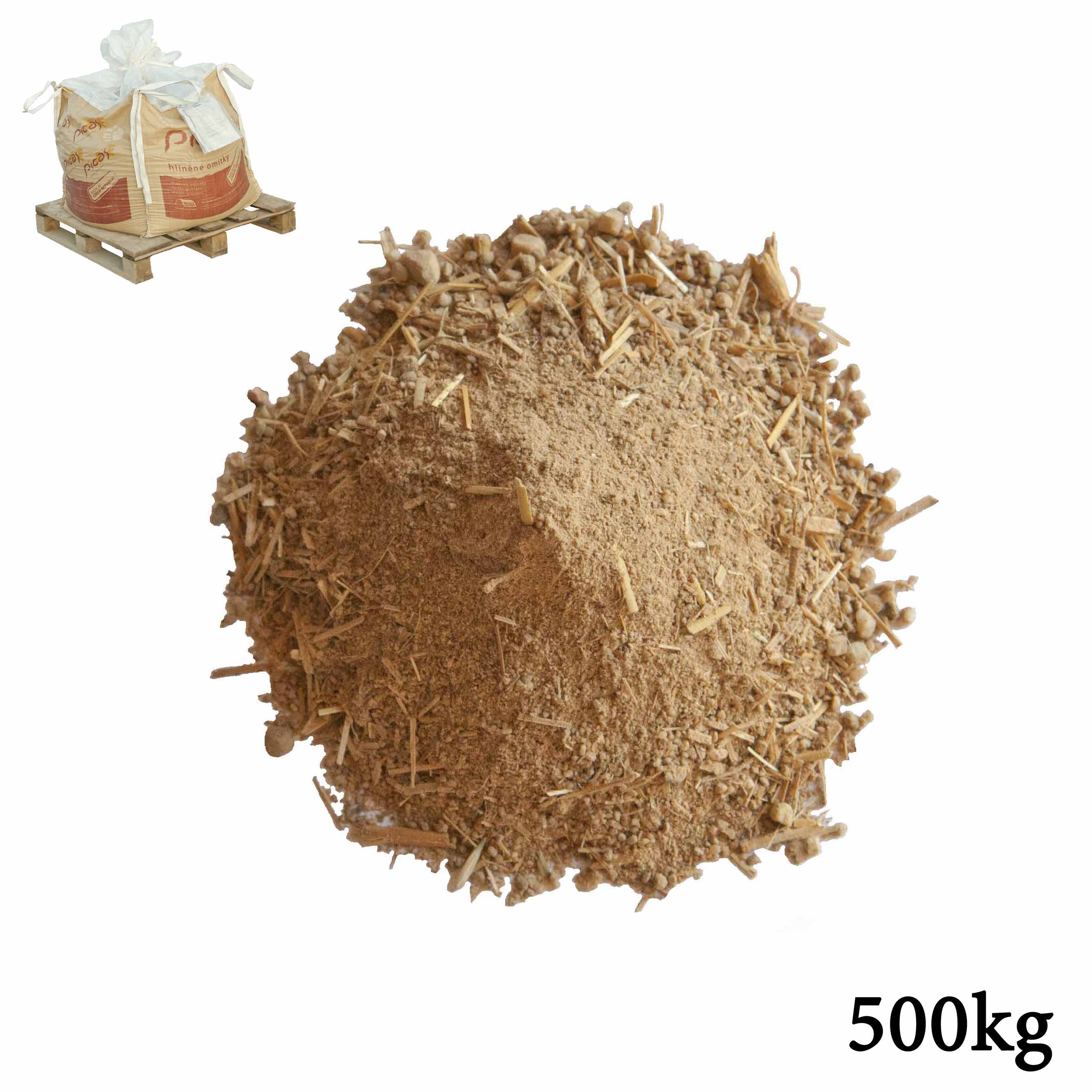 PICAS ECONOM hrubá s BIO řezankou a levandulí  0,5t