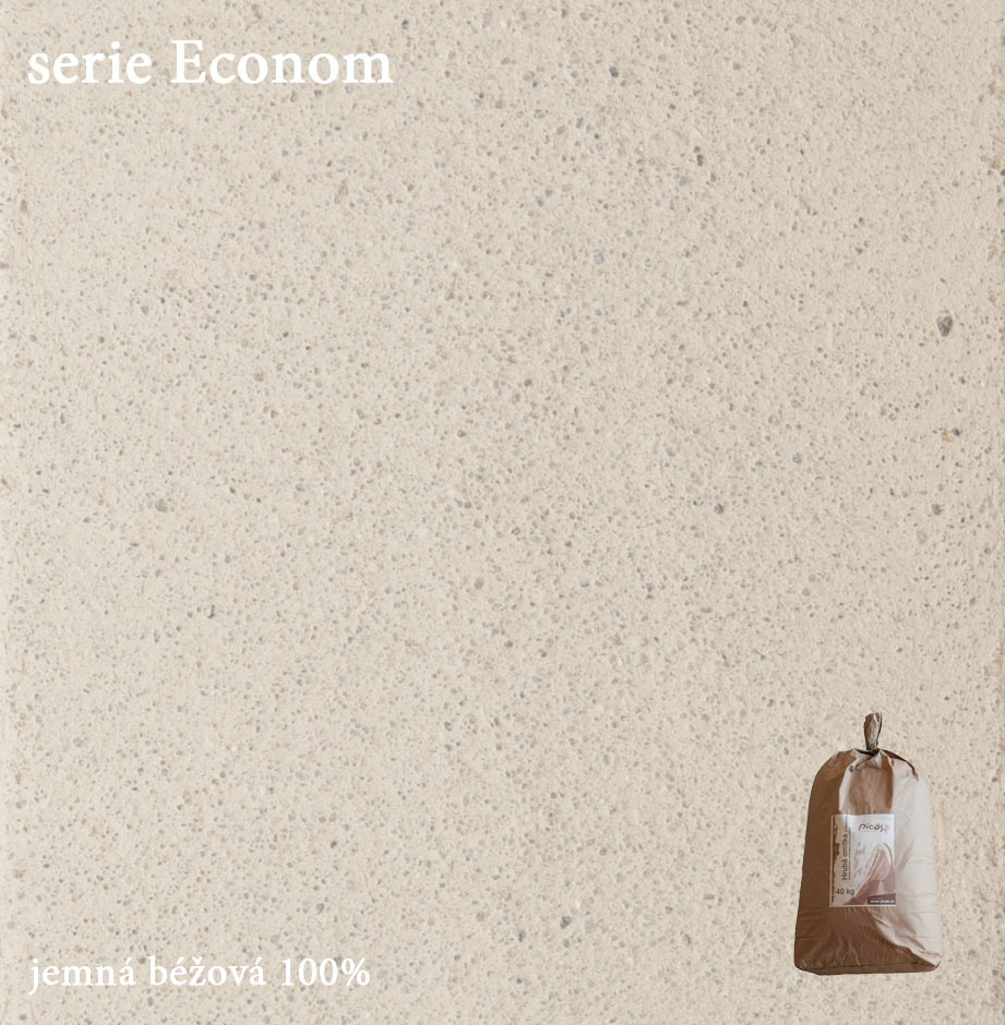 PICAS ECONOM jemná béžová s levandulí  25 kg